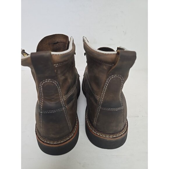 Thorogood Men's 6" Steel Toe 804-4135 Wedge Sole Moc Toe Work Boot (USA) 8 2E - Picture 3 of 7